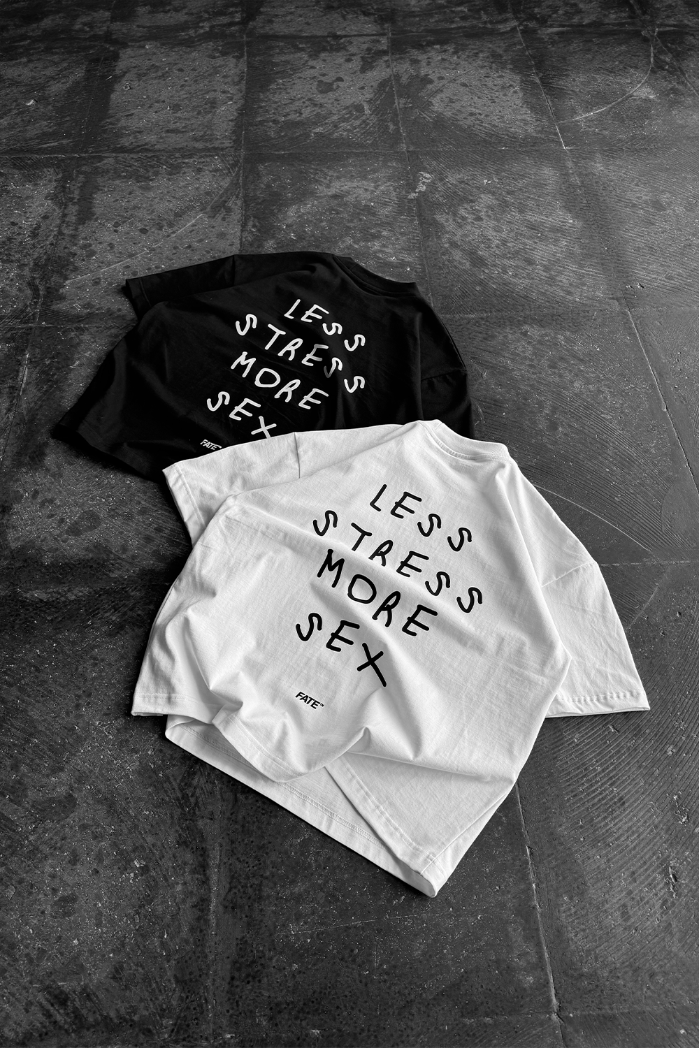 Less Stress Tee Ivory