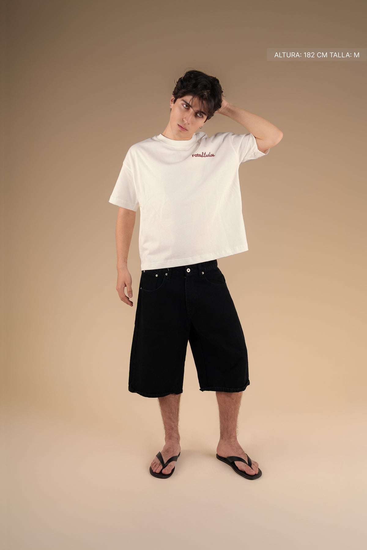 Studio Script Tee Ivory