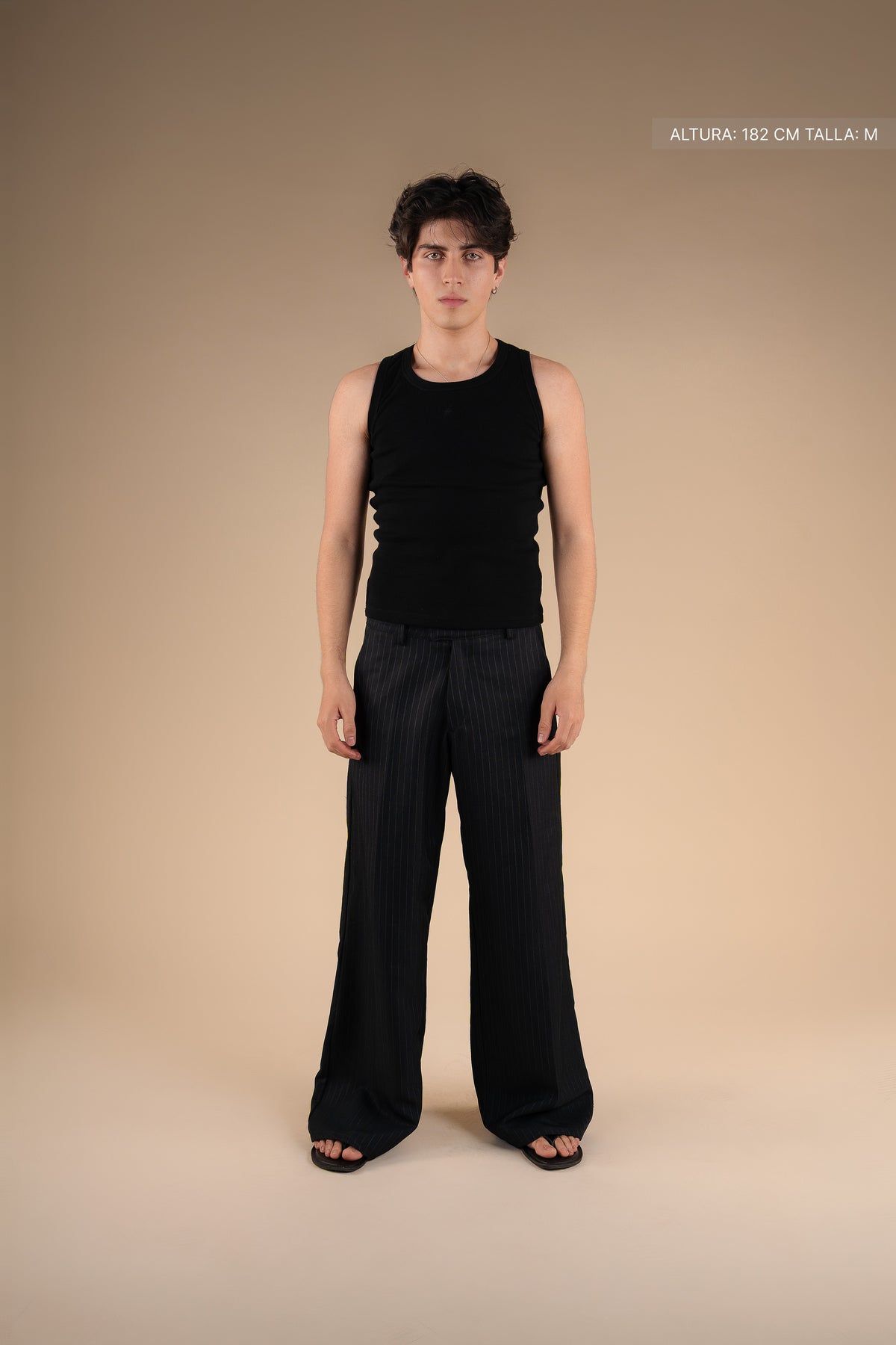Ribbed Tank Black