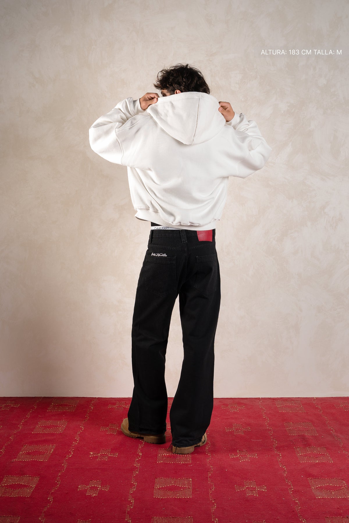 Basic Zip Hoodie Ivory