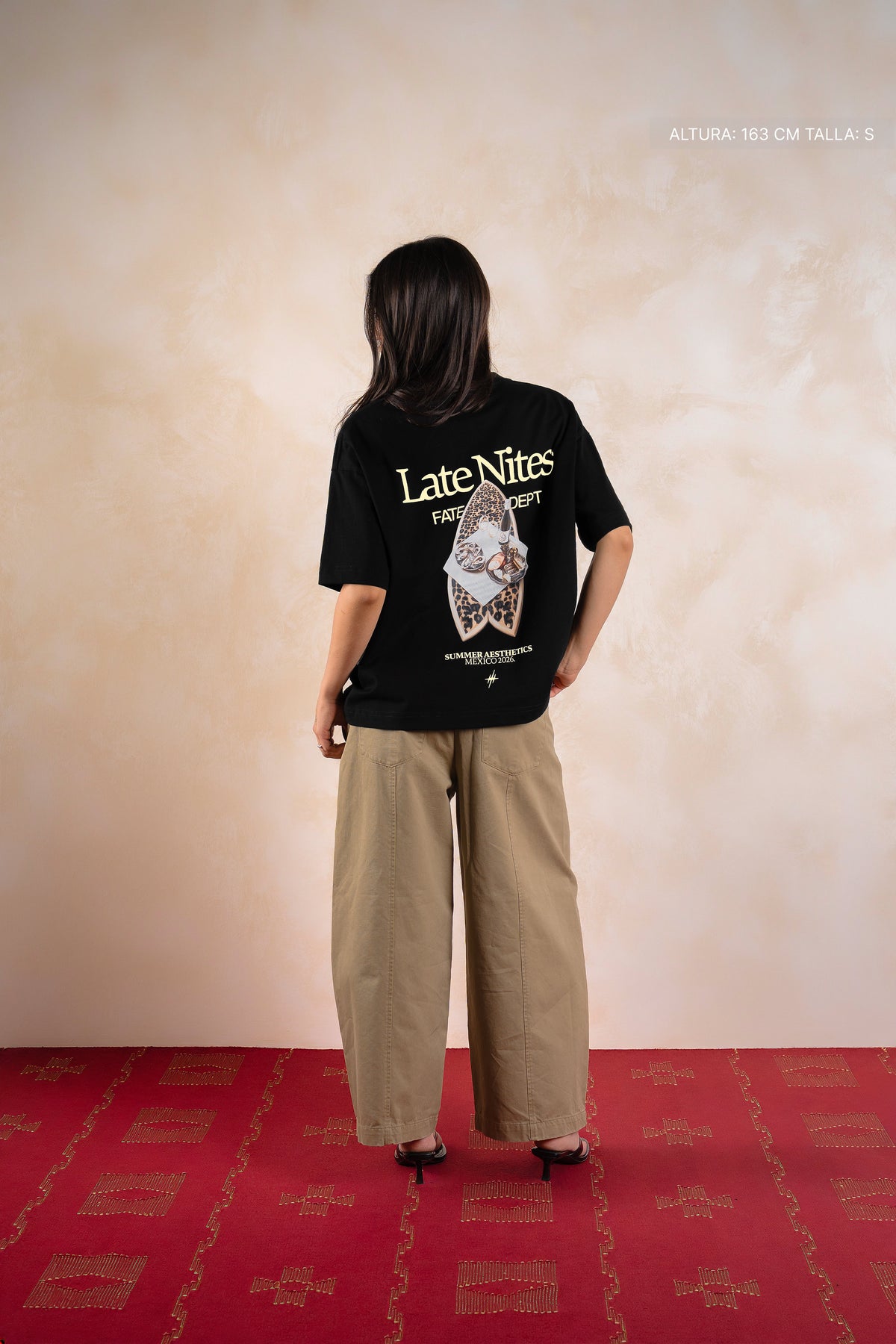 Leopard After Dark Tee Black