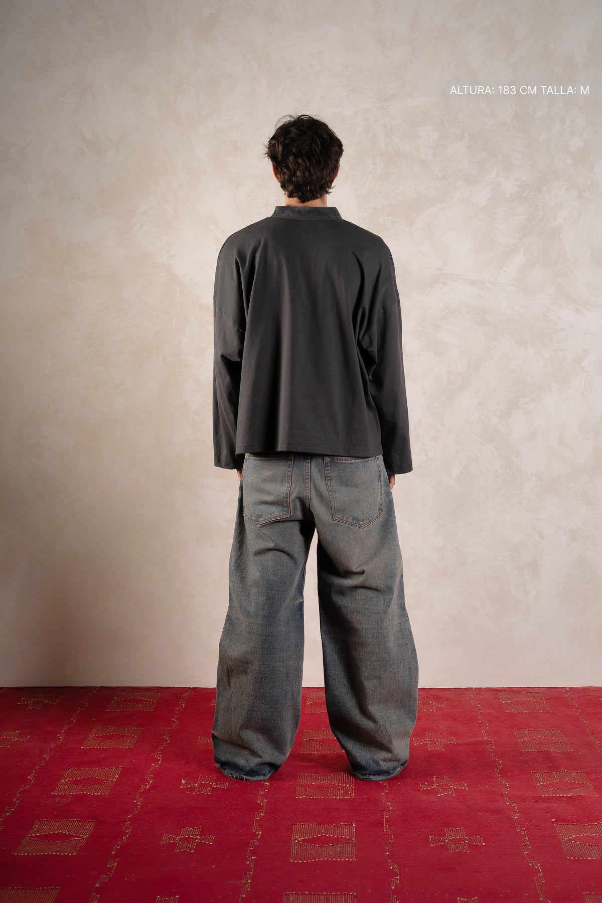 Maho Henley Longsleeve Oxford Grey