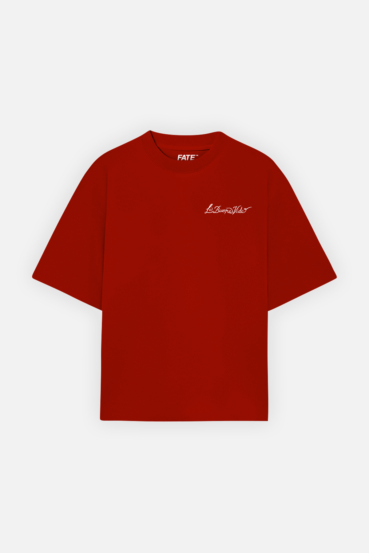 Jet Set Tee Red — Front