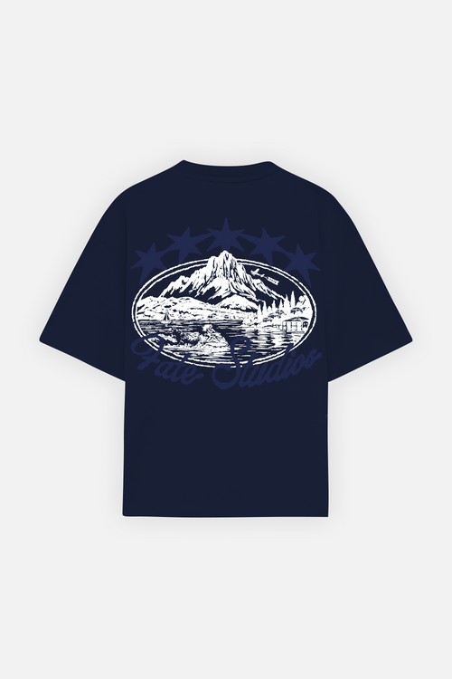 Alpine Escape Tee Navy Blue — photo 1
