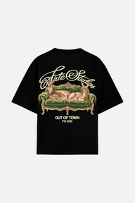 Deer Lounge Tee Black