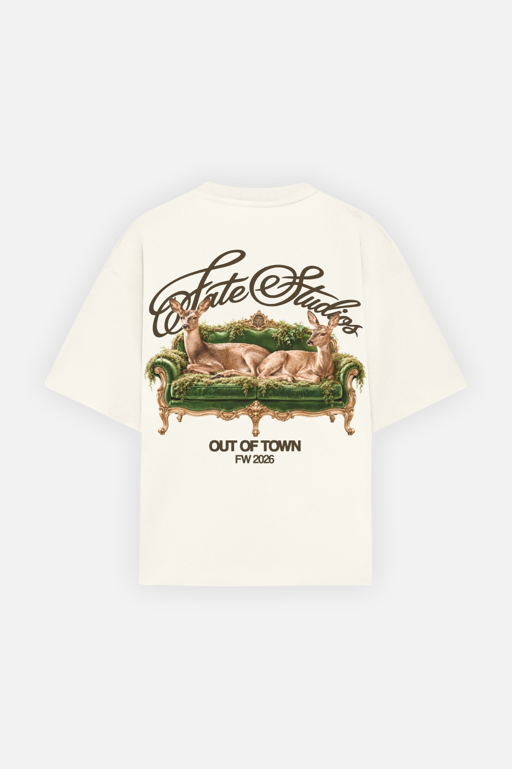 Deer Lounge Tee Ivory — photo 1