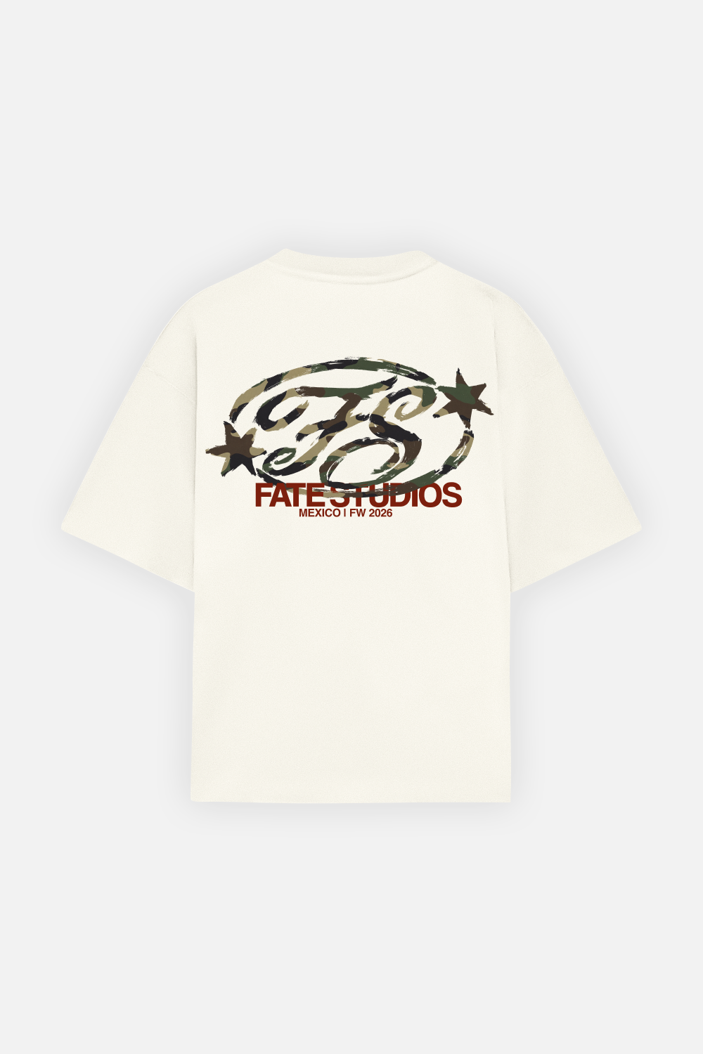 Camo Monogram Tee Ivory — photo 1
