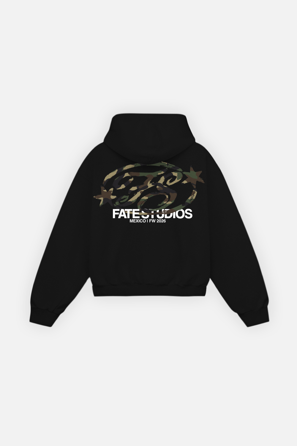 Camo Monogram Hoodie Vantablack — photo 1
