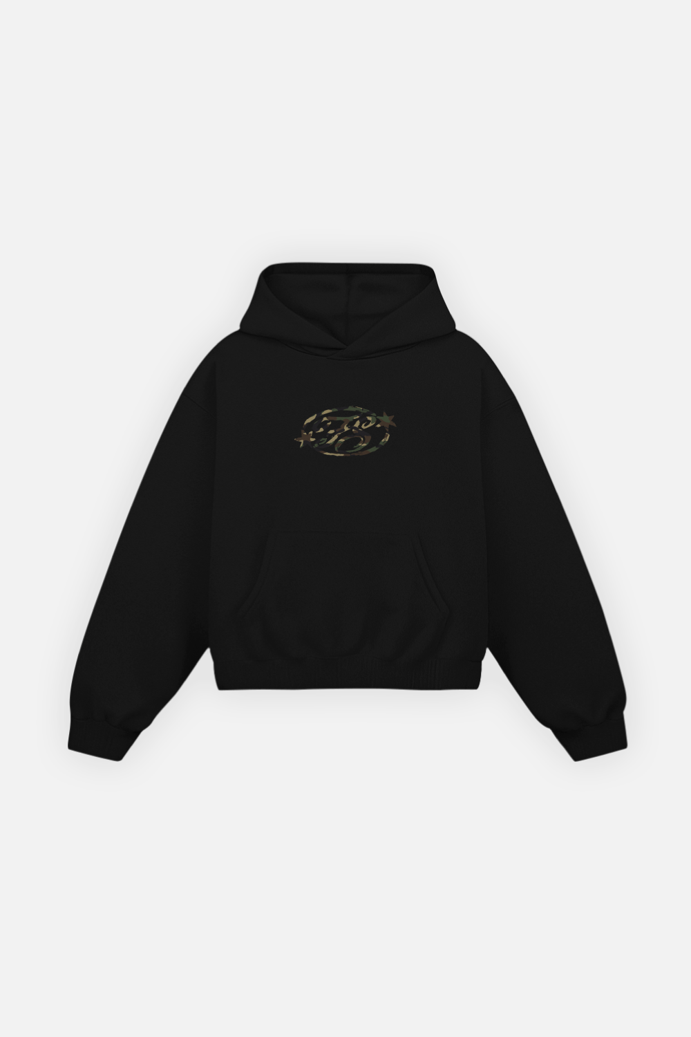 Camo Monogram Hoodie Vantablack — photo 2