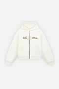 Heritage Crest Zip Hoodie Ivory — photo 1