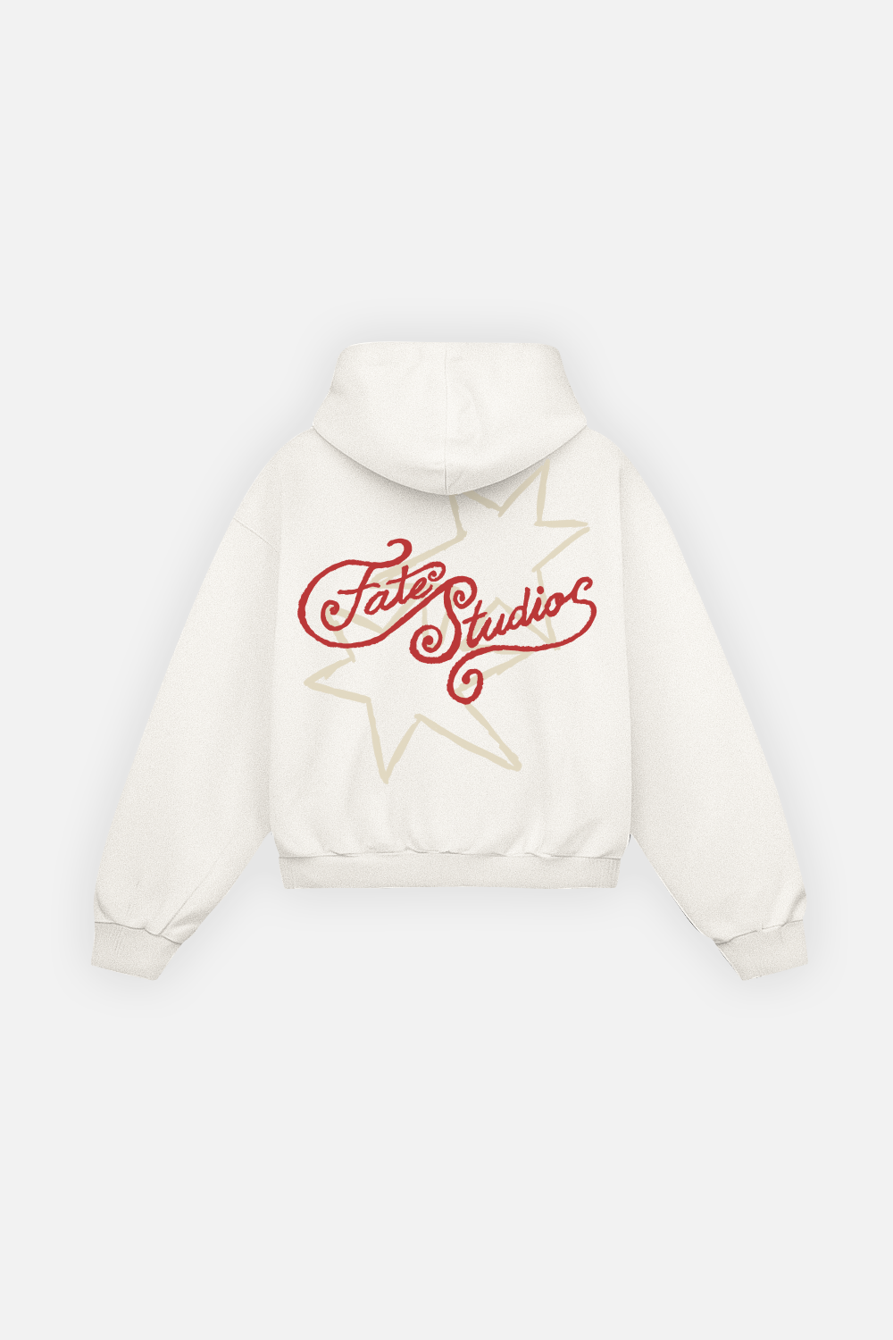 Star Script Hoodie Ivory — photo 1