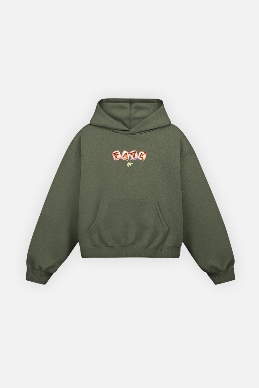 Too Hot to Handle Hoodie Green Forest — photo 2