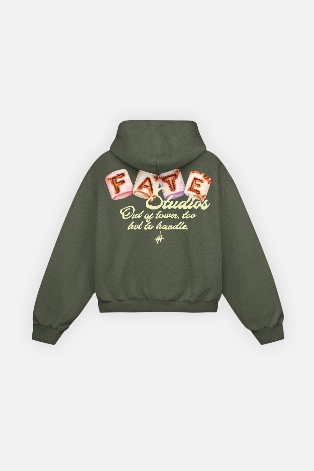 Too Hot to Handle Hoodie Green Forest — photo 1
