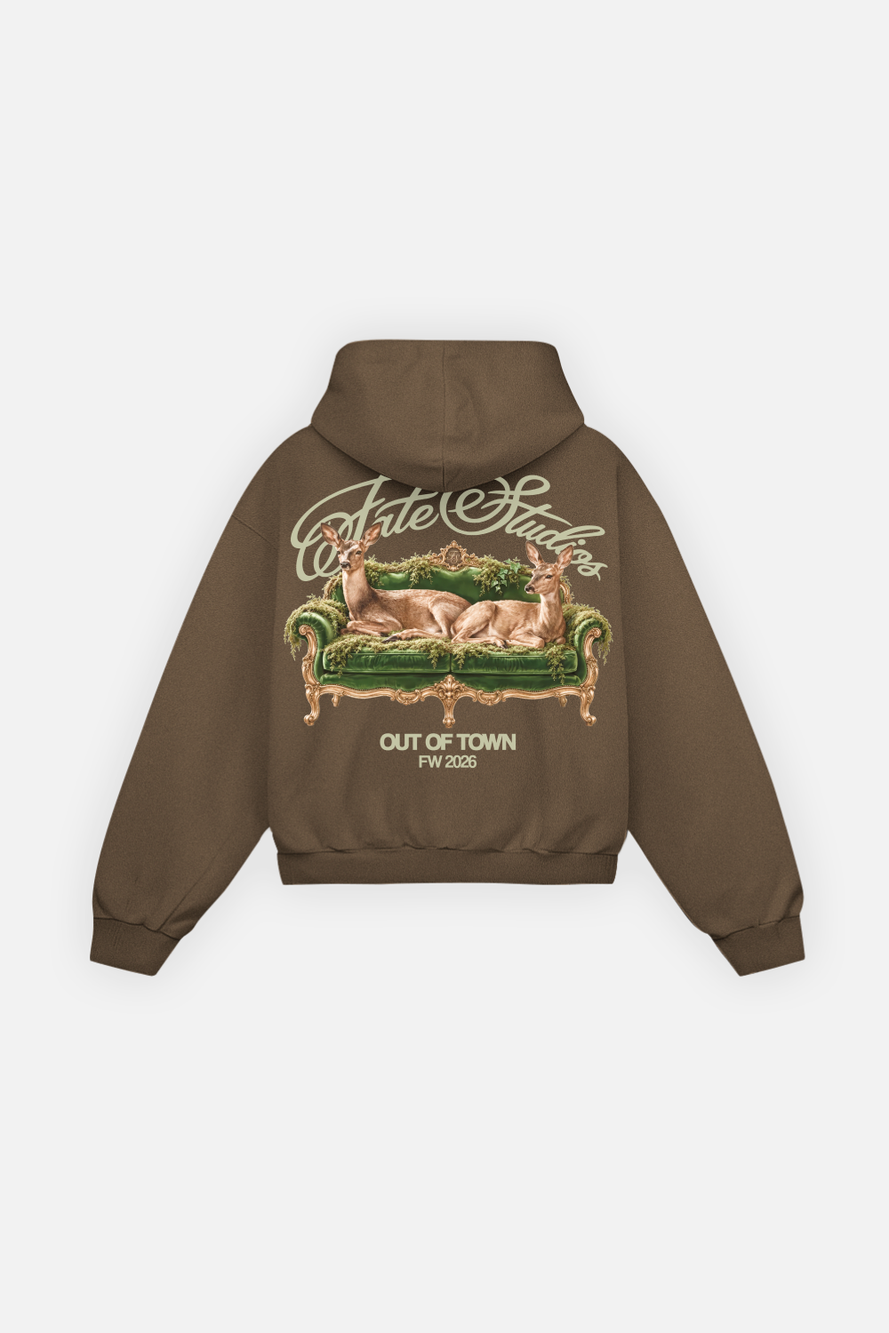 Deer Lounge Hoodie Mocha Brown — photo 1