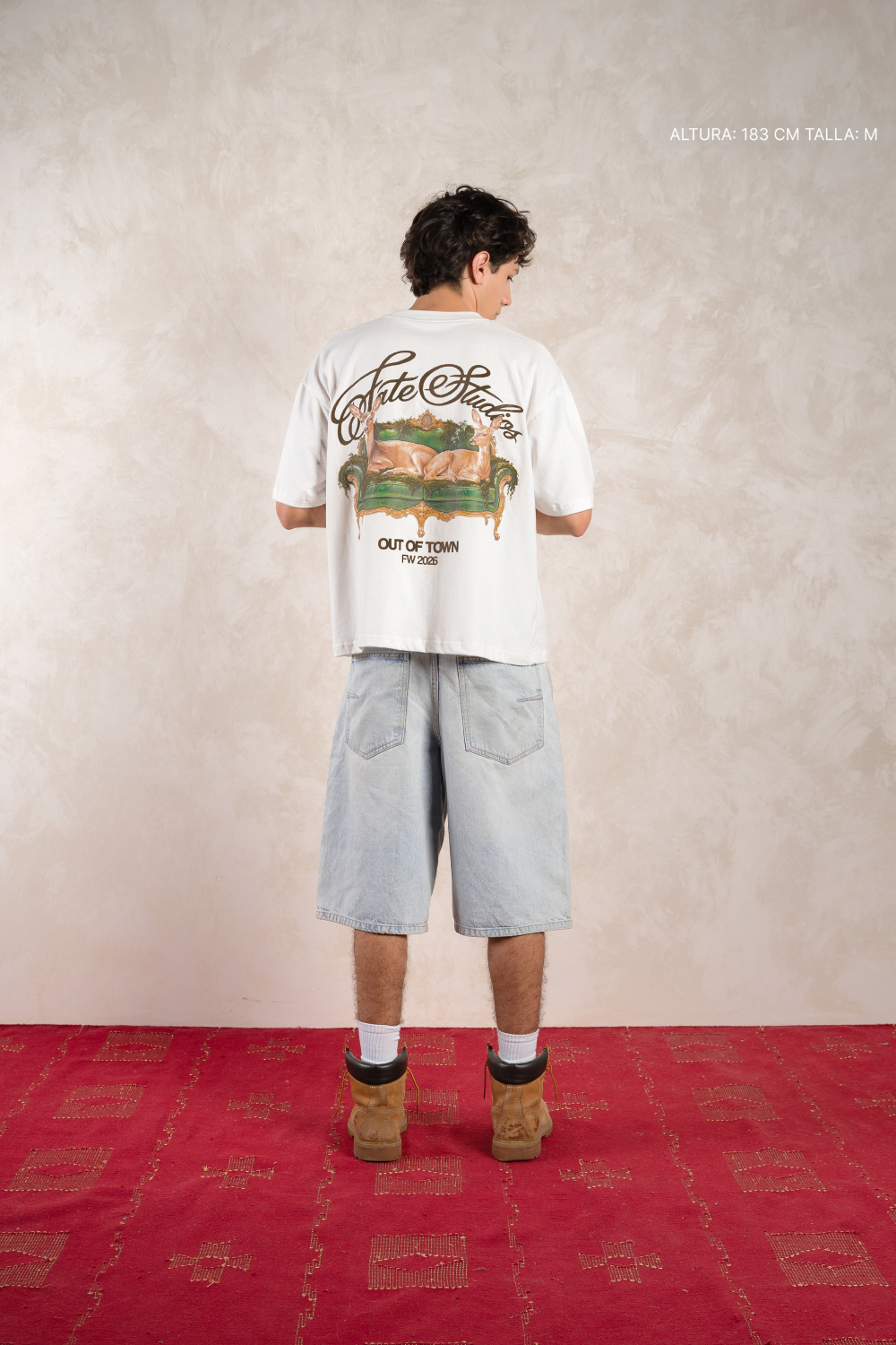 Deer Lounge Tee Ivory — photo 5