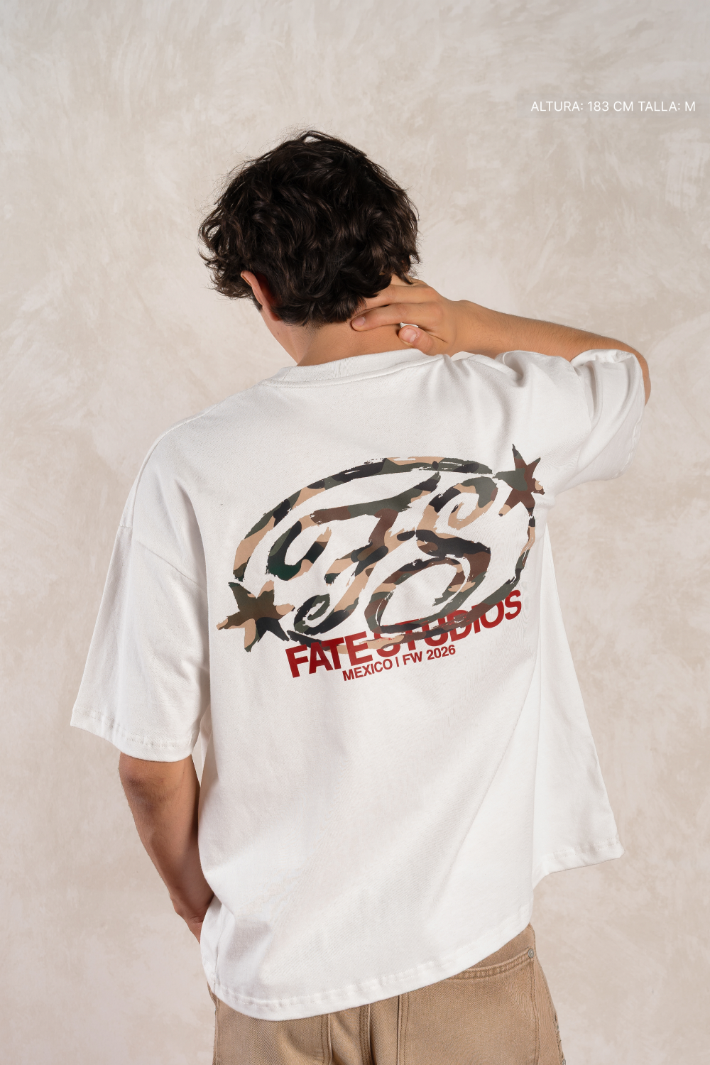 Camo Monogram Tee Ivory — photo 6