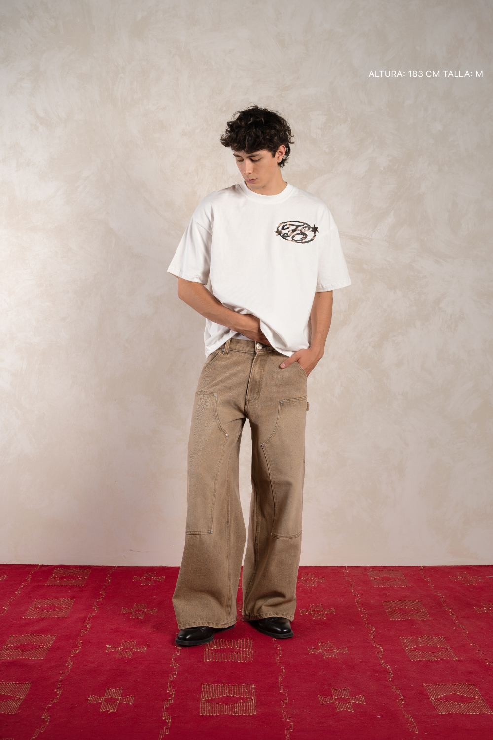 Camo Monogram Tee Ivory — photo 4