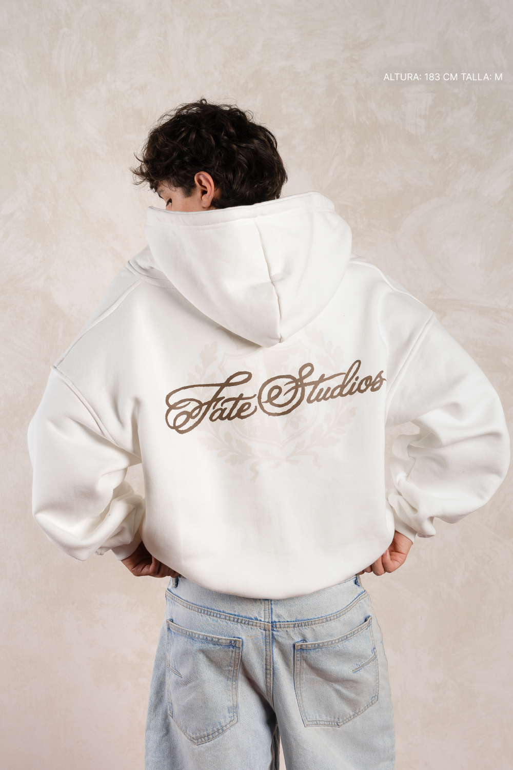 Heritage Crest Zip Hoodie Ivory — photo 6