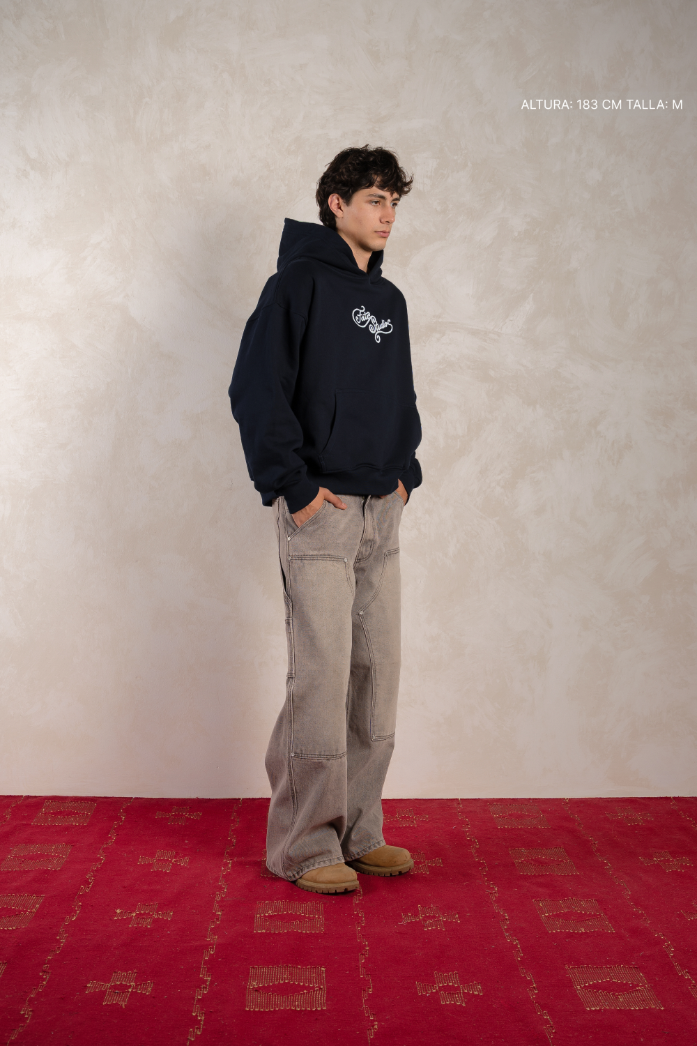 Star Script Hoodie Midnight Blue — photo 3