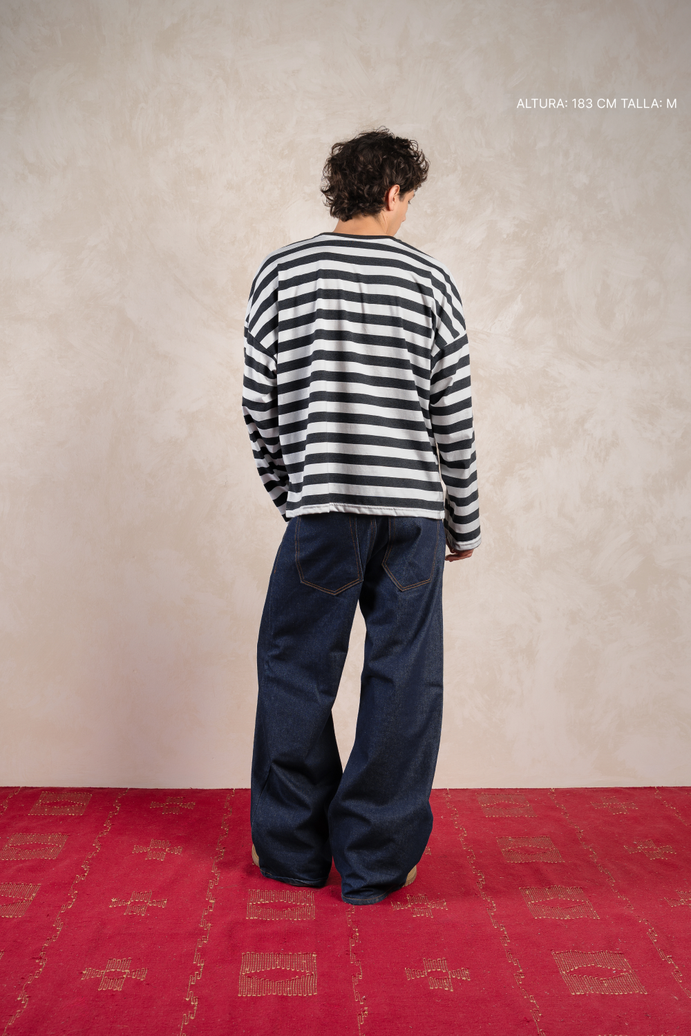 Striped Longsleeve Ivory w/ Black — photo 4