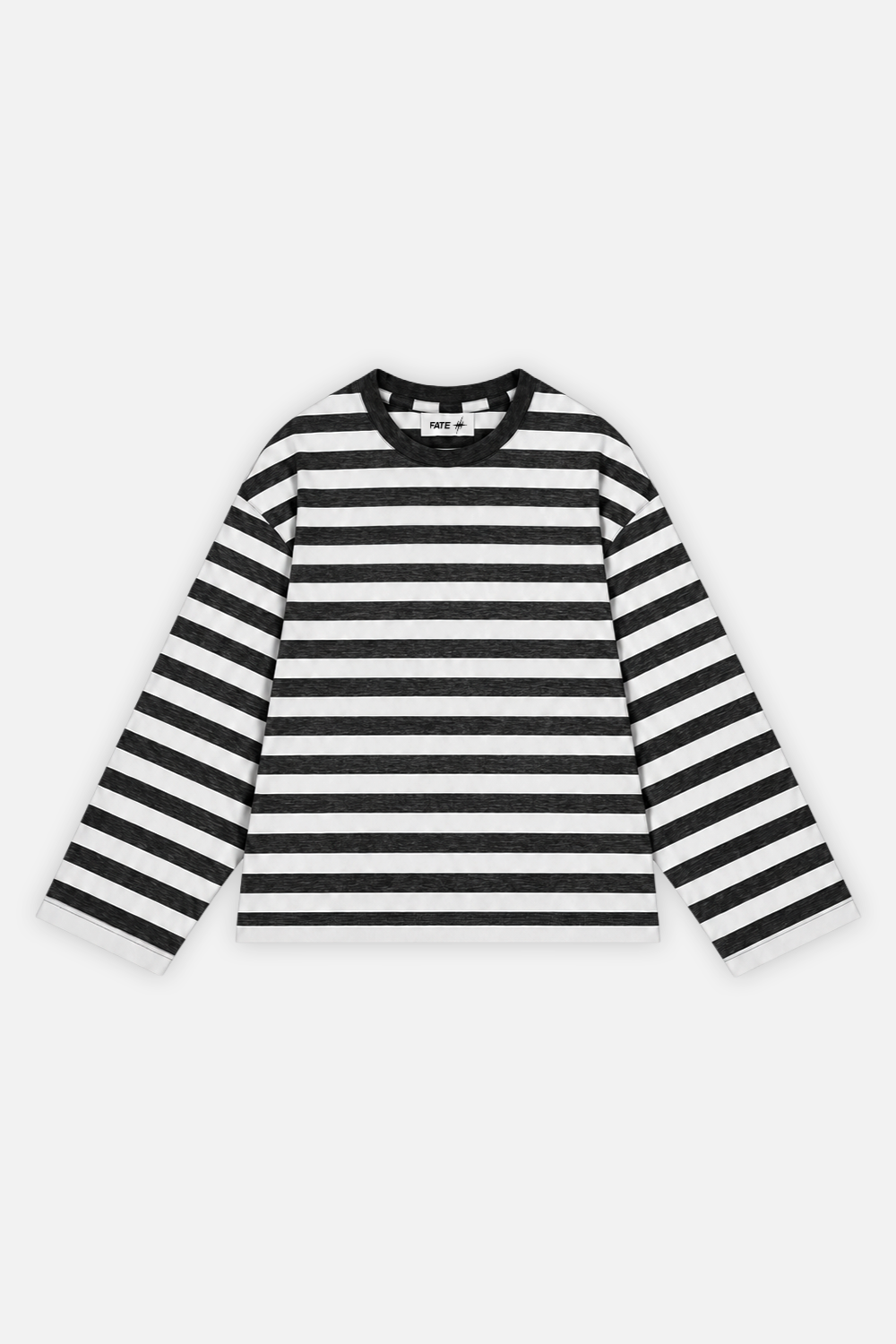 Striped Longsleeve Ivory w/ Black — photo 1