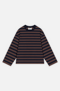Striped Longsleeve Navy w/ Brown — photo 1