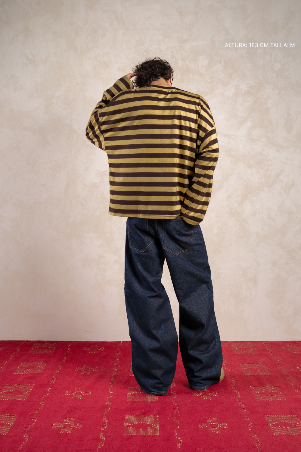 Striped Longsleeve Mustard w/ Black — photo 4