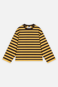 Striped Longsleeve Mustard w/ Brown