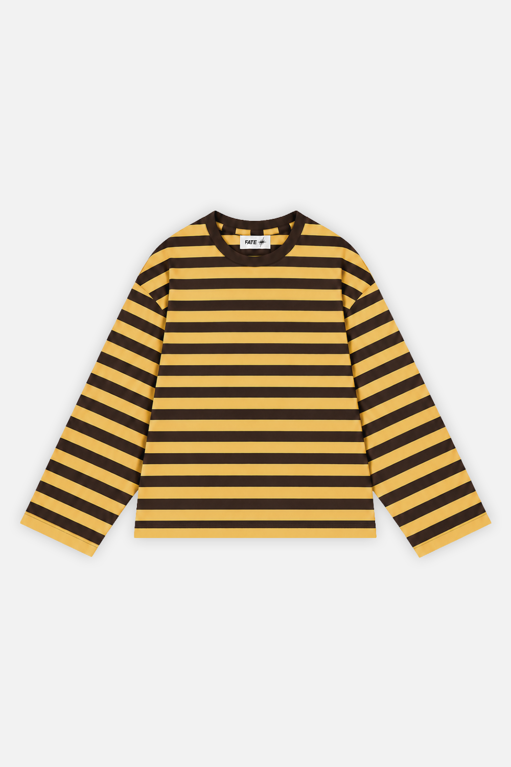 Striped Longsleeve Mustard w/ Black — photo 1