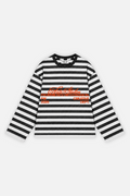 From Mexico With Passion Striped Longsleeve Ivory w/ Black — photo 1