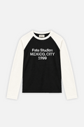 Fate Studios Raglan Longsleeve Black w/ Ivory — photo 1