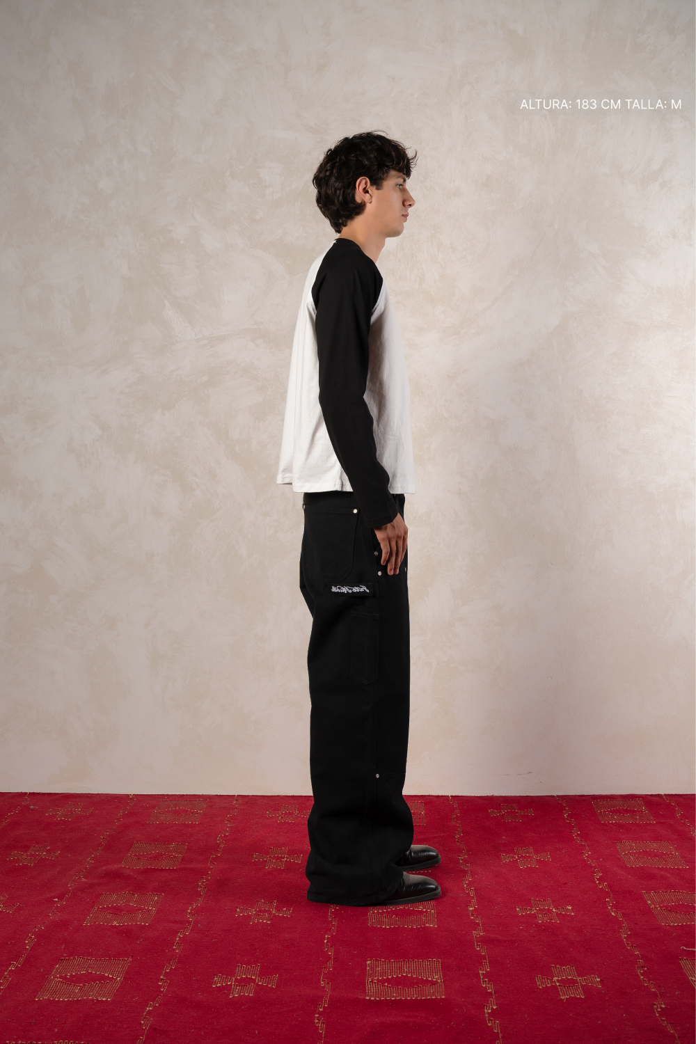 Fate Studios Raglan Longsleeve Ivory w/ Black — photo 5