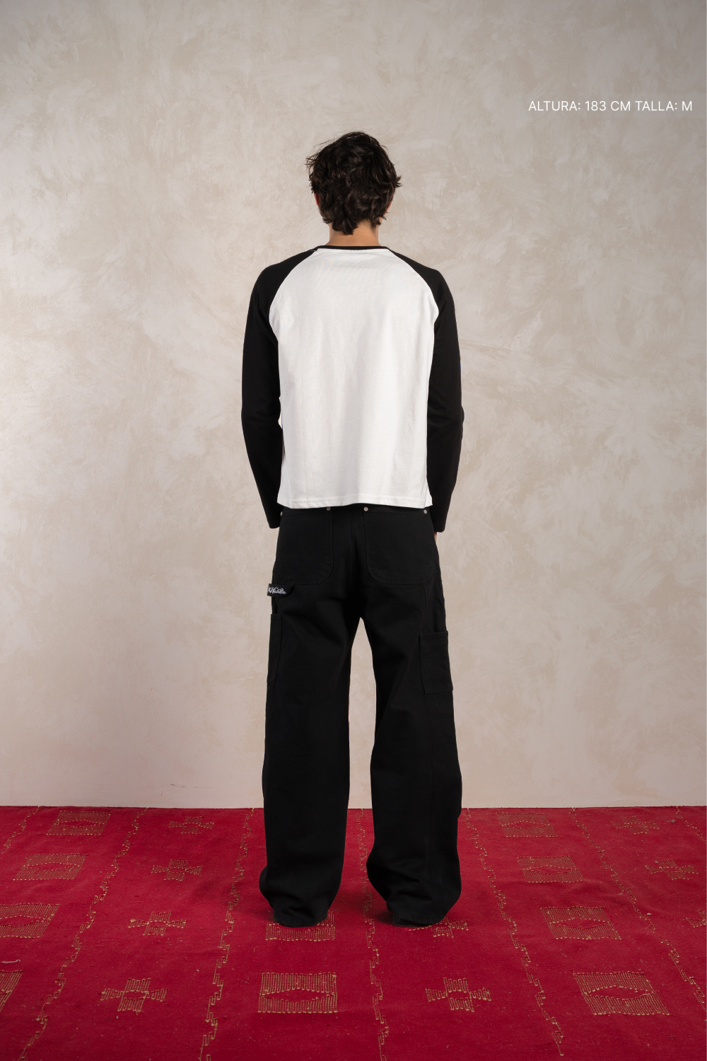 Fate Studios Raglan Longsleeve Ivory w/ Black — photo 4