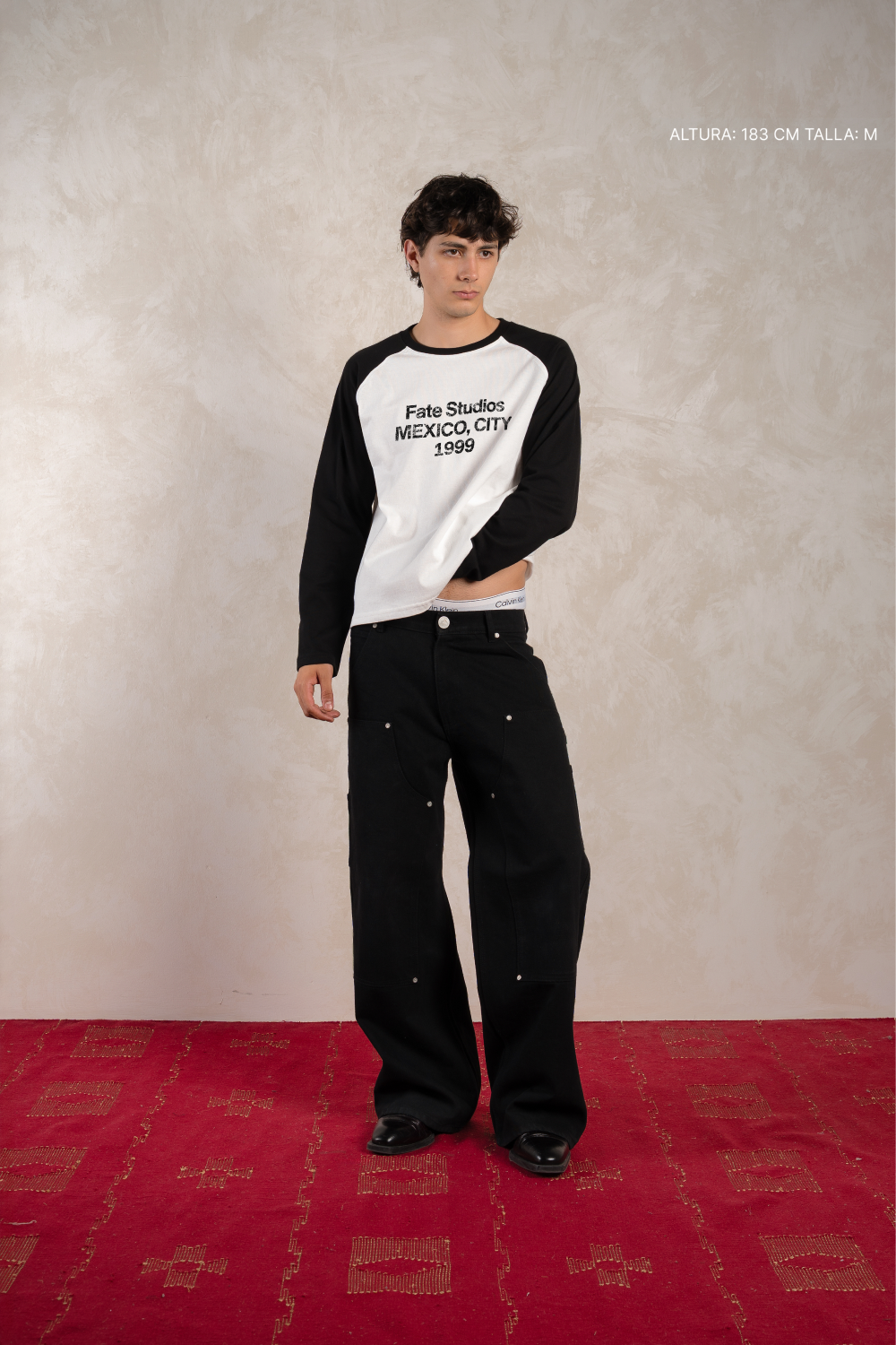 Fate Studios Raglan Longsleeve Ivory w/ Black — photo 2