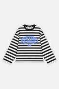 Destino Studios Striped Longsleeve Ivory w/ Black — photo 1