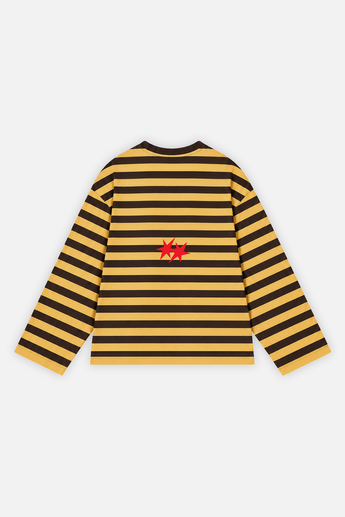 Destino Studios Striped Longsleeve Mustard w/ Brown — photo 2