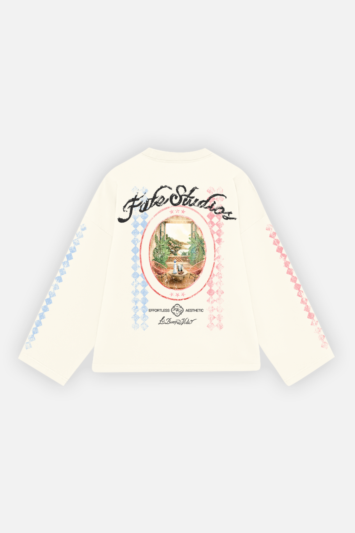 Villa View Longsleeve Ivory — Back