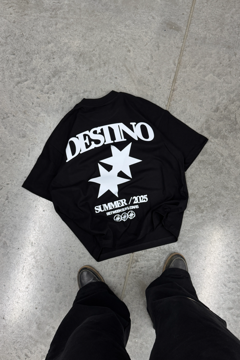 Double Spark Tee Black