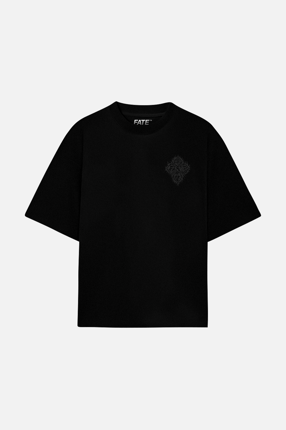 Fire Cross Tee Black — FATE, view 3