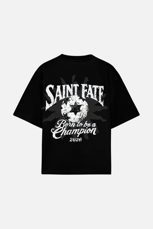 Champion Tee Black — FATE, view 1