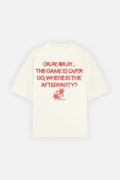 Game is over Tee Ivory — front view