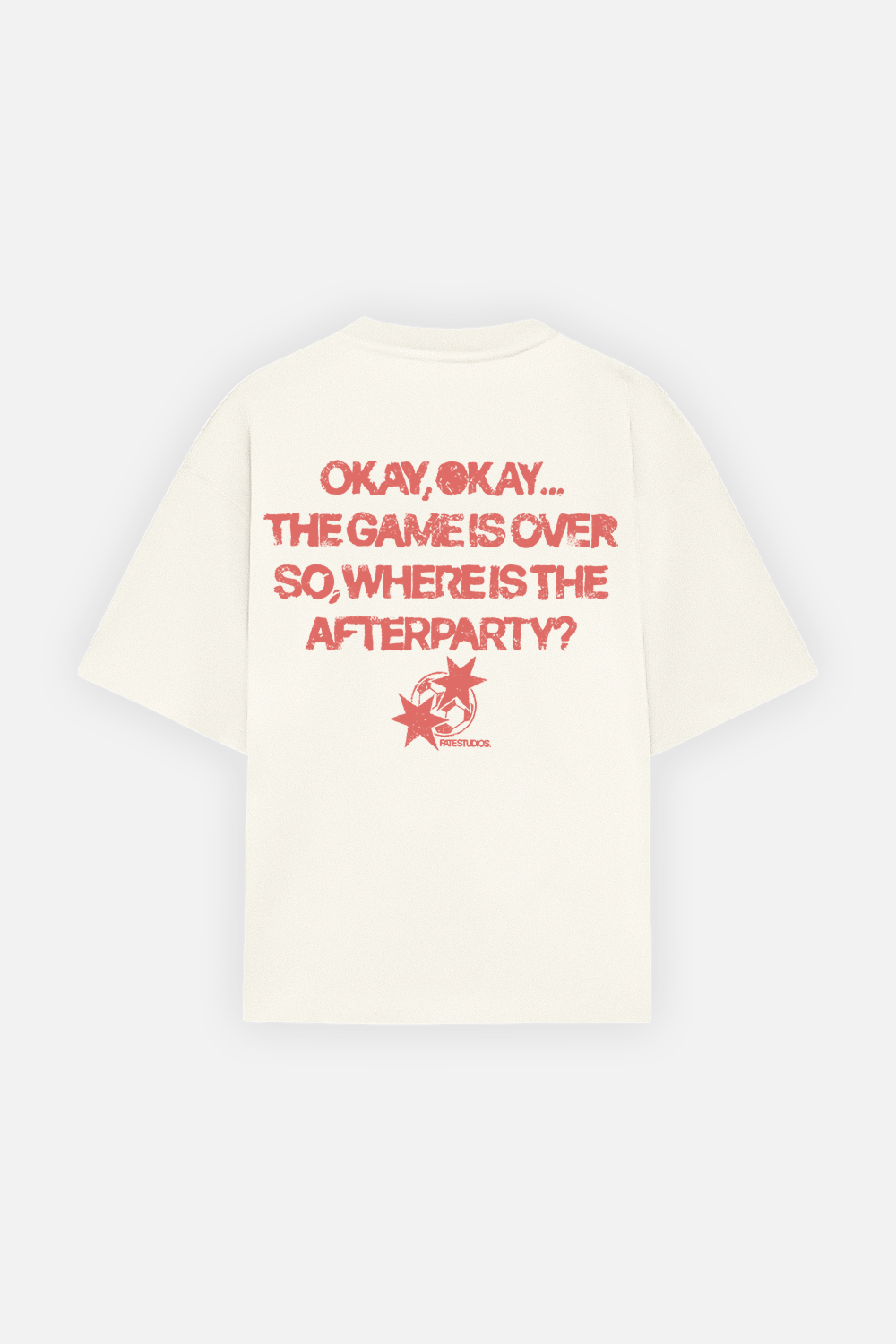 Game is over Tee Ivory — front view