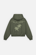 All My Fears Hoodie Green Forest