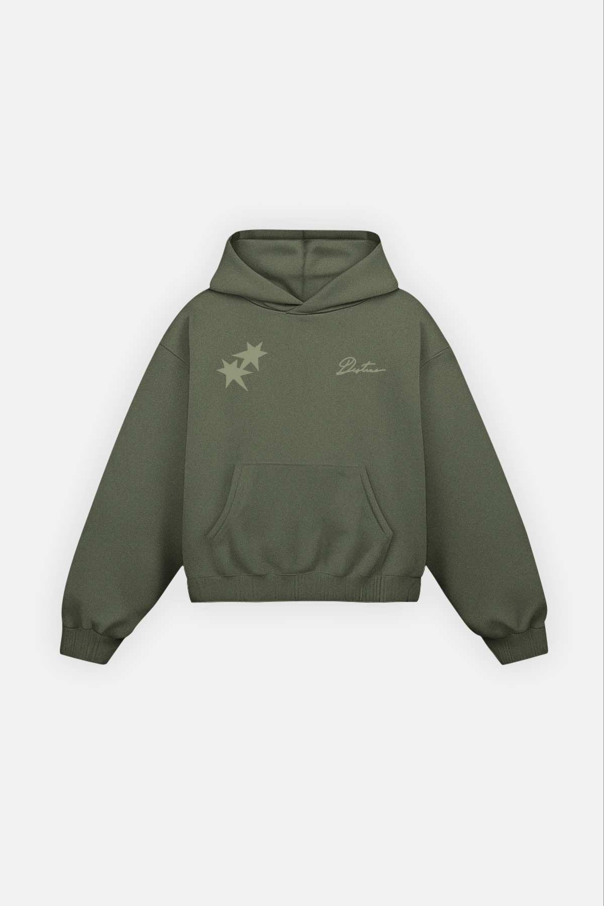 All My Fears Hoodie Green Forest