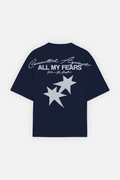 All My Fears Tee Navy Blue