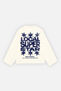 Local Super Star Longsleeve Ivory — front view