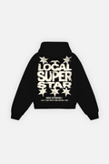 Local Super Star Hoodie Vantablack — front view
