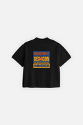 Feeling Horny Crop Tee Black