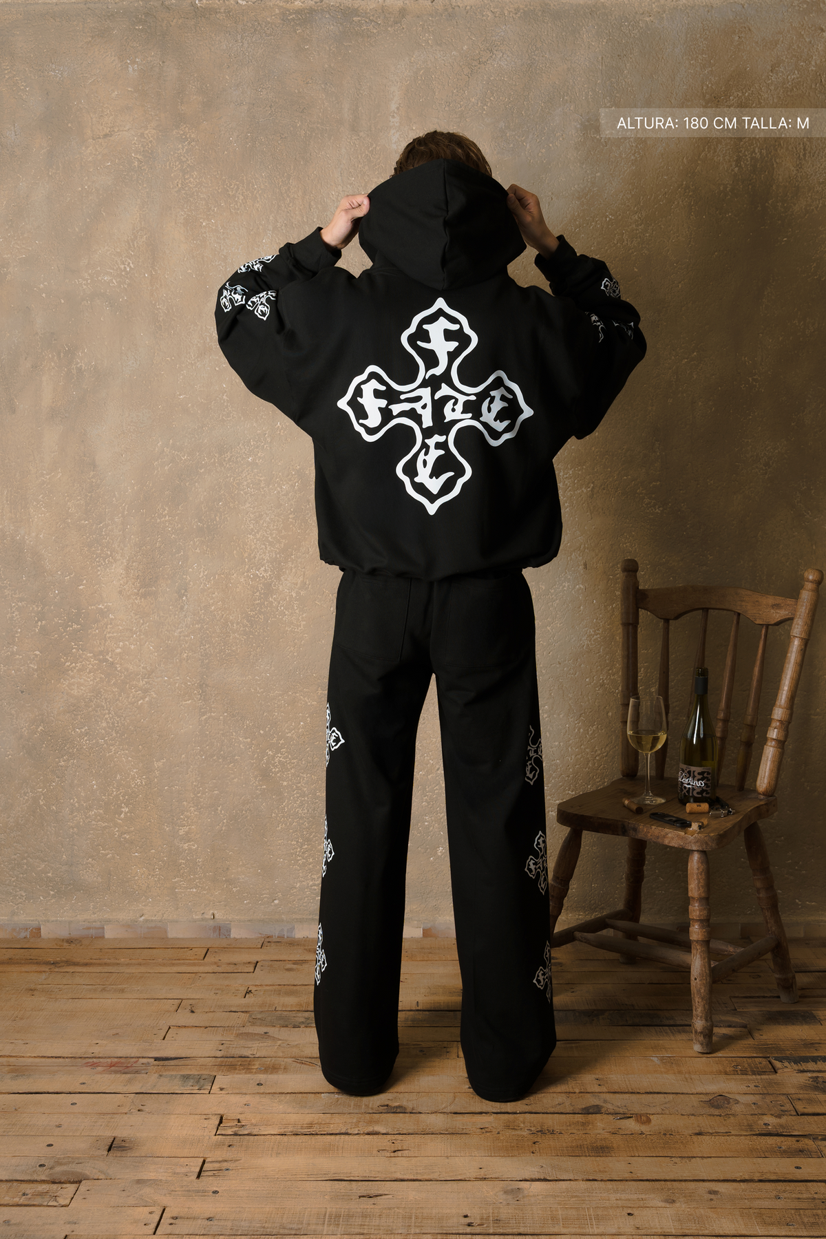Cross Of Fate Wide Pants Vantablack