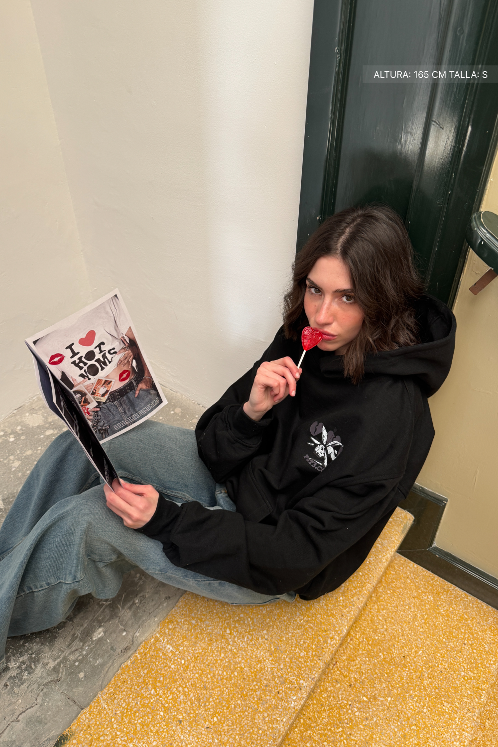 Cupid Ghosting Hoodie Vantablack